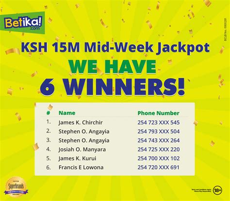 betika midweek jackpot bonus 0/15
